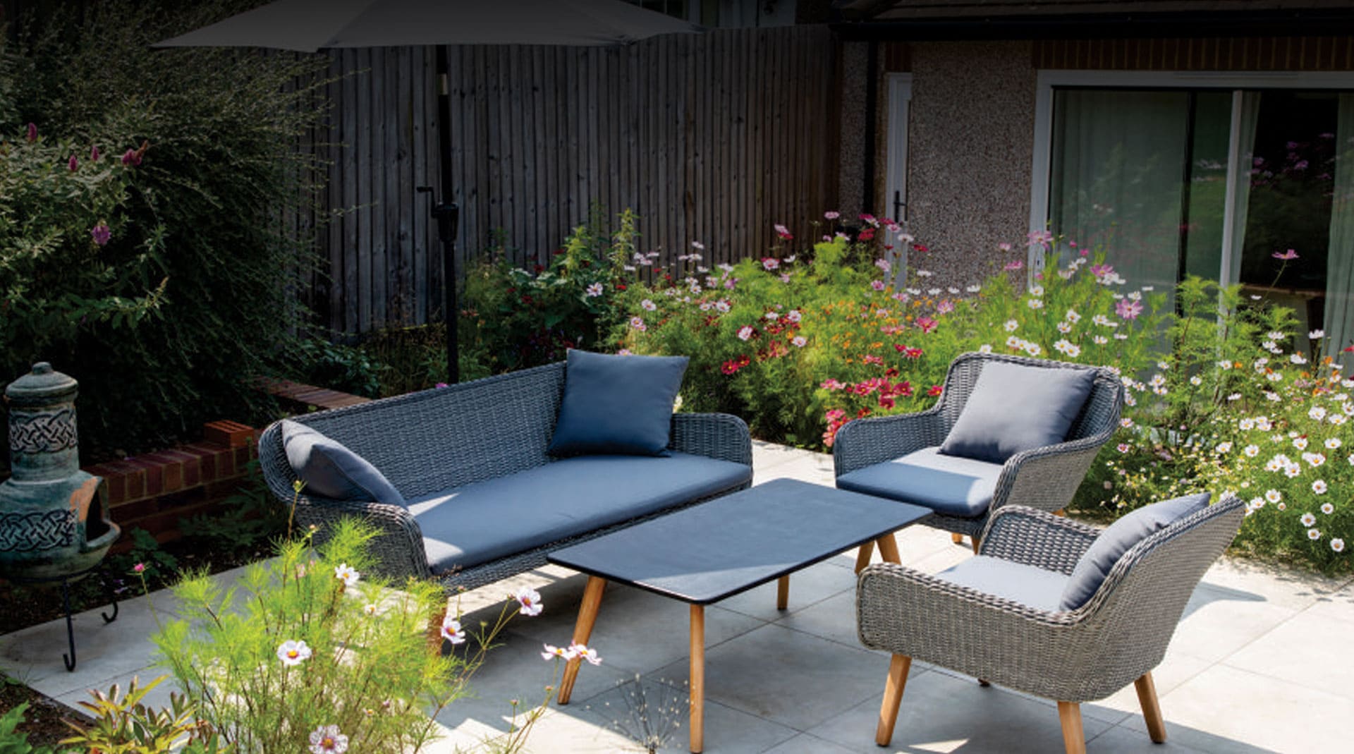 Landscaped Terrace